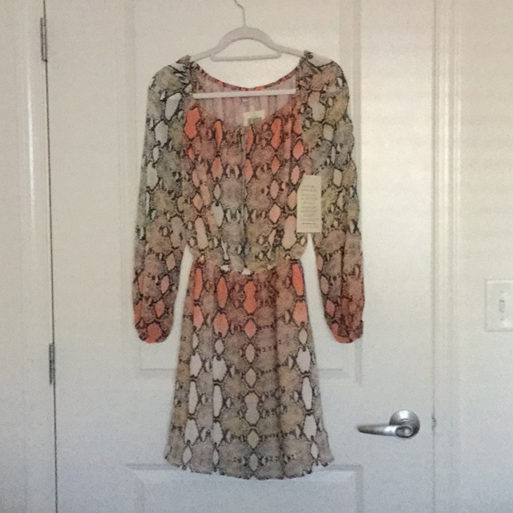 Boston Proper Ombré Python dress, size 2